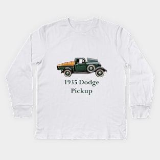 1935 Dodge Pickup Kids Long Sleeve T-Shirt